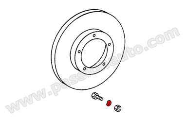 Rondelle pour disque de frein AVANT # 911 69-77 - 914/6