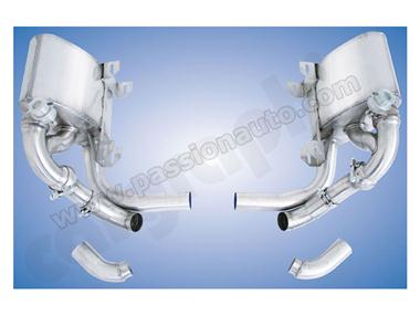 997 c2 / c4 05-08 Silencieux sport inox CLAPETS - export # CARGRAPHIC