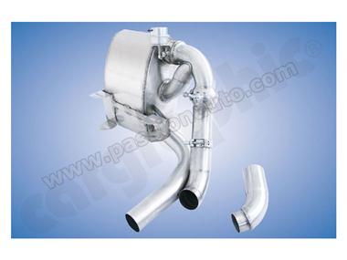 997 c2 / c4 05-08 Silencieux sport inox CLAPETS - export # CARGRAPHIC