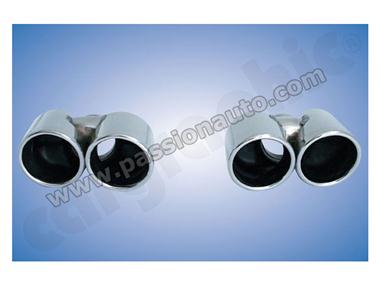 997 DFI 09-11 Sorties inox 4x89mm biseautées # CARGRAPHIC #