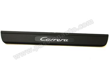 Seuil entree porte - Noir - logo Carrera # 996 c2 00-05