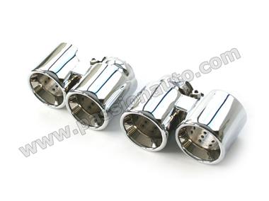 Sorties inox - 2 x 88 chromees # 997 carrera ph2 2009-2012 avec option PSE