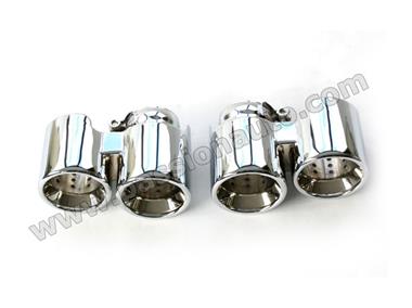 Sorties inox - 2 x 88 chromees # 997 carrera ph2 2009-2012 avec option PSE