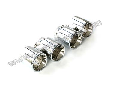 Sorties inox - 2 x 88 chromees # 997 carrera ph2 2009-2012 avec option PSE