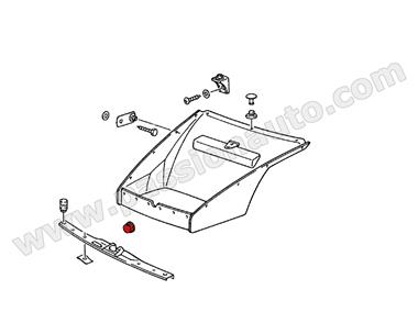 Bouchon pour Habillage AVANT - cache (clips) # 964-965