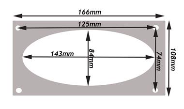 Cadre pour grille de HP AVANT # 944 ph2 85-91