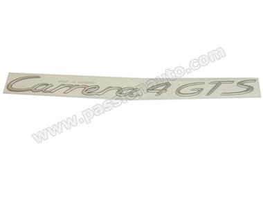 Sigle CARRERA 4 GTS - argent # 997