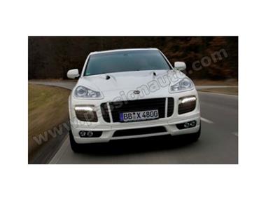 Jeu de clignotants avec feux de jour - NOIR # Cayenne E1 v8turbo-v8gts 07-10