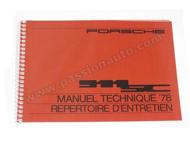 Manuel Utilisation en français # 911 3.0 1978 / orangé