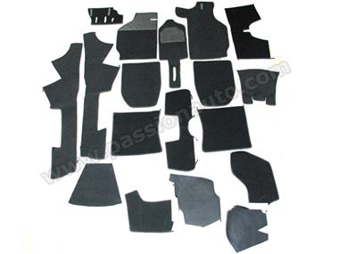 Kit complet moquette # 911 69-73 targa NOIR / qualité Origine