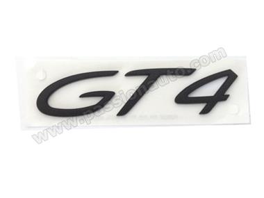 Sigle GT4 # noir # Cayman 981 2016