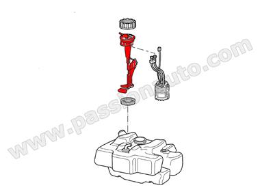 Capteur jauge de niveau d´essence # 996 c2/GT2 - Boxster 97-01