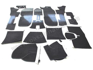 Kit complet moquette # 911 65-73 coupé NOIR / qualité Origine