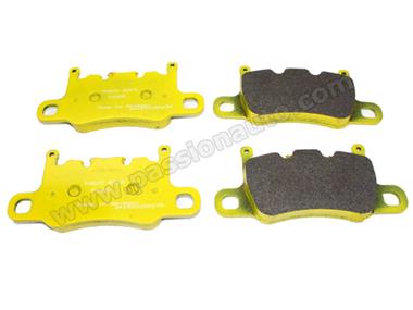 Plaquettes ARRIERE - sport # 981 Cayman GT4 - 982 Cayman GT4  - 991 TT-GT3+RS - 992 TT+GT3 PAGID JAUNE RS29