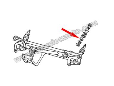 Douille Superieure sur mecanisme essuie-gl. AV # 928 -84