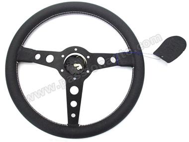 Volant 350mm prototipo noir / branches noires - AVEC MOYEU # 911 74-89