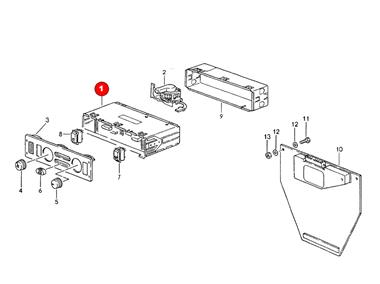 Module de commande de clim ou chauffage # 964-965