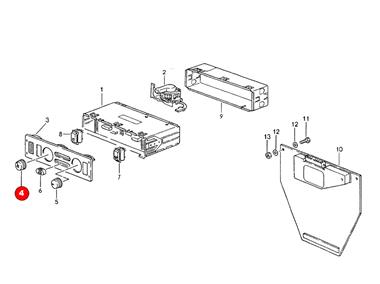Bouton de réglage de ventilation # 964-965
