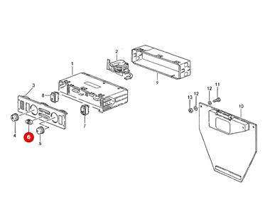 Bouton orientation air pour chauffage # 964-965-993