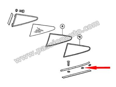 Cale 3.0mm ss moulure custode mobile G/D # 911 65-77