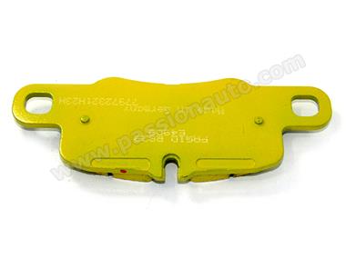 Plaquettes ARRIERE # 991 - 992 2s-4s-gts 2012-   PAGID JAUNE RS29