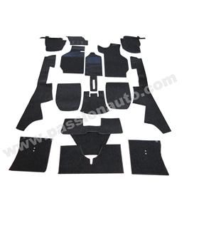 Kit complet moquette # 911 69-73 targa POIVRE ET SEL / velours Haargarn