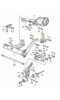 Kit reparation pour paliers de support ARRIERE G/D 94433107500 - 94433107600 # 924-944-968