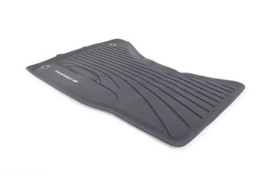 Jeu de 4 tapis Caoutchouc - NOIR # Macan [Porsche Origine]