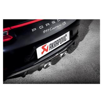 Rebord arrière en Fibre de Carbone MAT  Akrapovic 991.2