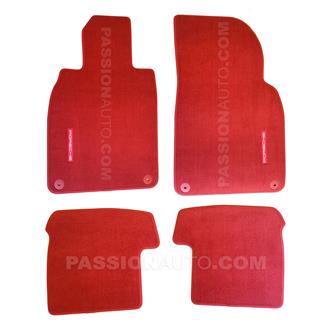 Tapis de sol - 4 pièces # ROUGE CARRERA # 991