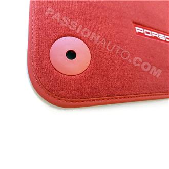 Tapis de sol - 4 pièces # ROUGE CARRERA # 991