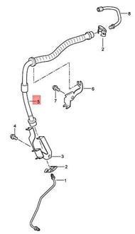 Flexible de Frein AVT #Cayenne 2003-2010  [Porsche Origine]