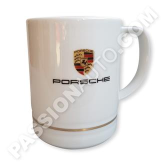 Tasse en porcelaine grande 0.4L avec écusson - [Porsche Origine]