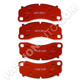 Plaquettes AVANT - sport # Cayman GT4 - 991 TT-GT3 - 992 3.0  PAGID ROUGE RST3