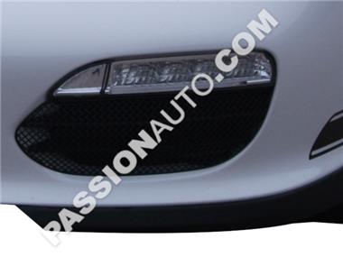 Grilles de protection noires - Kit complet calandre pare-chocs AV # 987.2 Boxster S Tiptronic 09-12