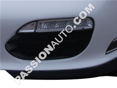 Grilles de protection noires - Kit complet calandre pare-chocs AV # 987.2 Boxster S Manuelle 09-12