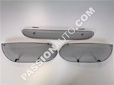Grilles de protection noires - Kit complet calandre pare-chocs AV # 987.2 Boxster S Manuelle 09-12