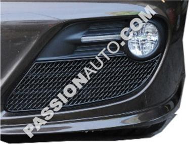 Grilles de protection noires - Kit complet calandre pare-chocs AV # 987.2 Cayman 09-12