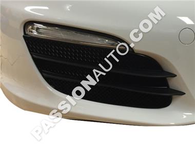 Grilles de protection noires - Kit complet calandre pare-chocs AV # 981 Boxster (sans capteurs de stationnement) 12-18