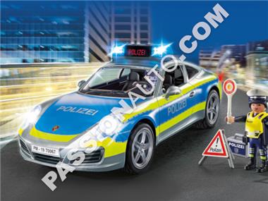 Playmobil Porsche 911 Carrera 4S Voiture de Police