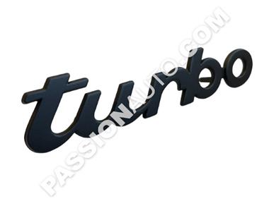 Sigle Turbo - Noir # 930 75-88
