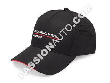 Casquette noire perforée motorsport - [Porsche Origine]