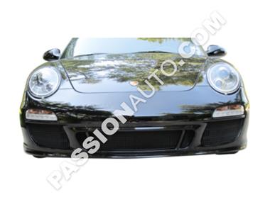 Grilles de protection noires - Kit complet calandre pare-chocs AV # 997.2 GTS 09-12