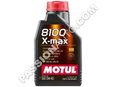 Motul 0W40 8100 XMax - Bidon de 1 litre