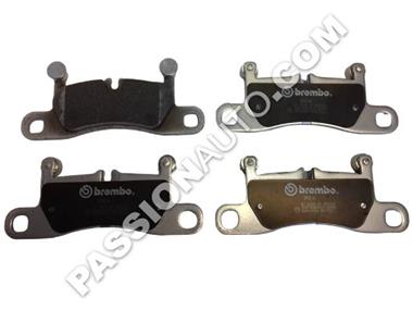 Plaquettes ARRIERE brembo HP2000 # Boxster 981 Spyder 16 - 982 GTS 4.0 16 - 991 c2-c4 15-