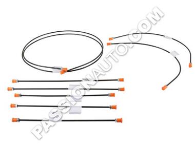 Kit conduites de frein système de freinage à 1 circuit # 356 B 61-63