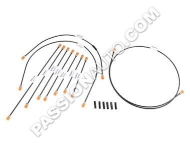 Kit conduites de frein système de freinage à 2 circuits (sans assitance de freinage) # 911 2.2 69-71