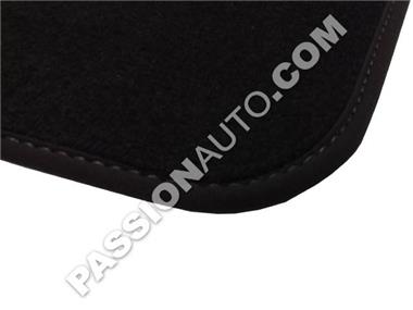 Jeu de 4 tapis Tissus - NOIR # Macan 