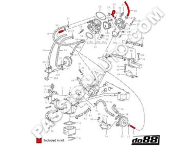 Kit durites de depression - DO88 # 930 Turbo