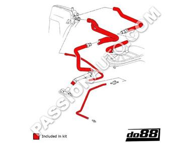 Kit durites d´huile - DO88 # 964 Turbo